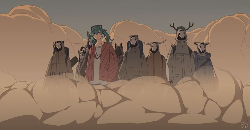 miniature YouTube du clip Hachi de Dune feat Miku Hatsune