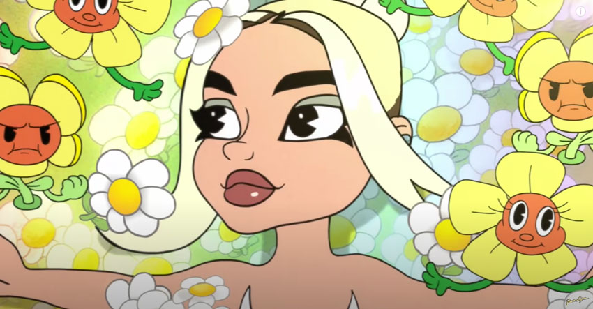 miniature YouTube du clip Hallucinate de Dua Lipa