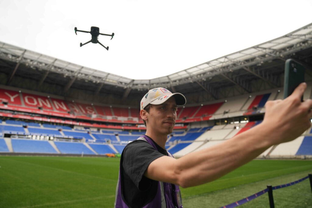 drone événement sportif
