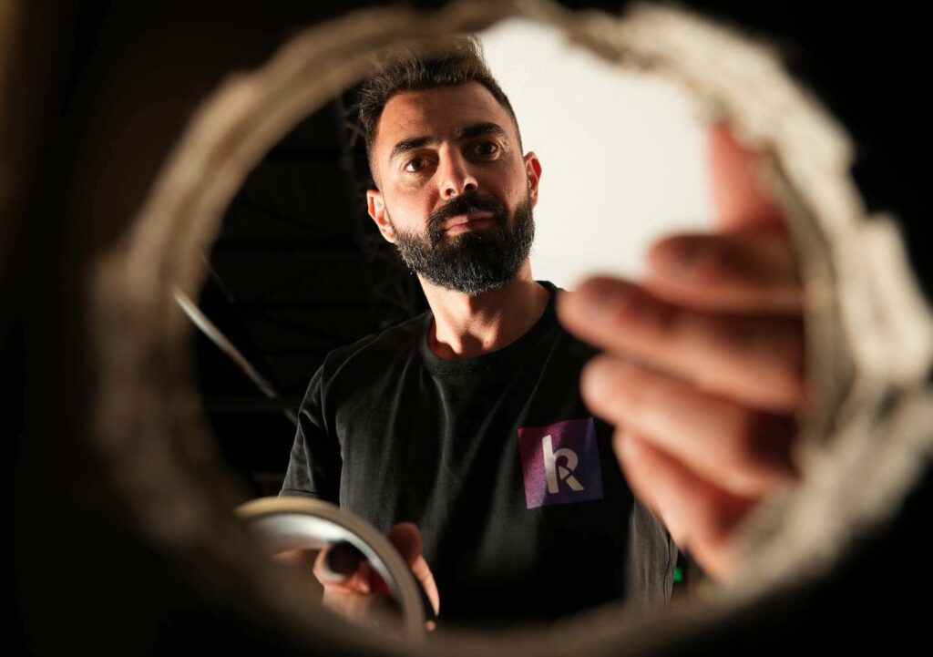 vidéaste sur un projet