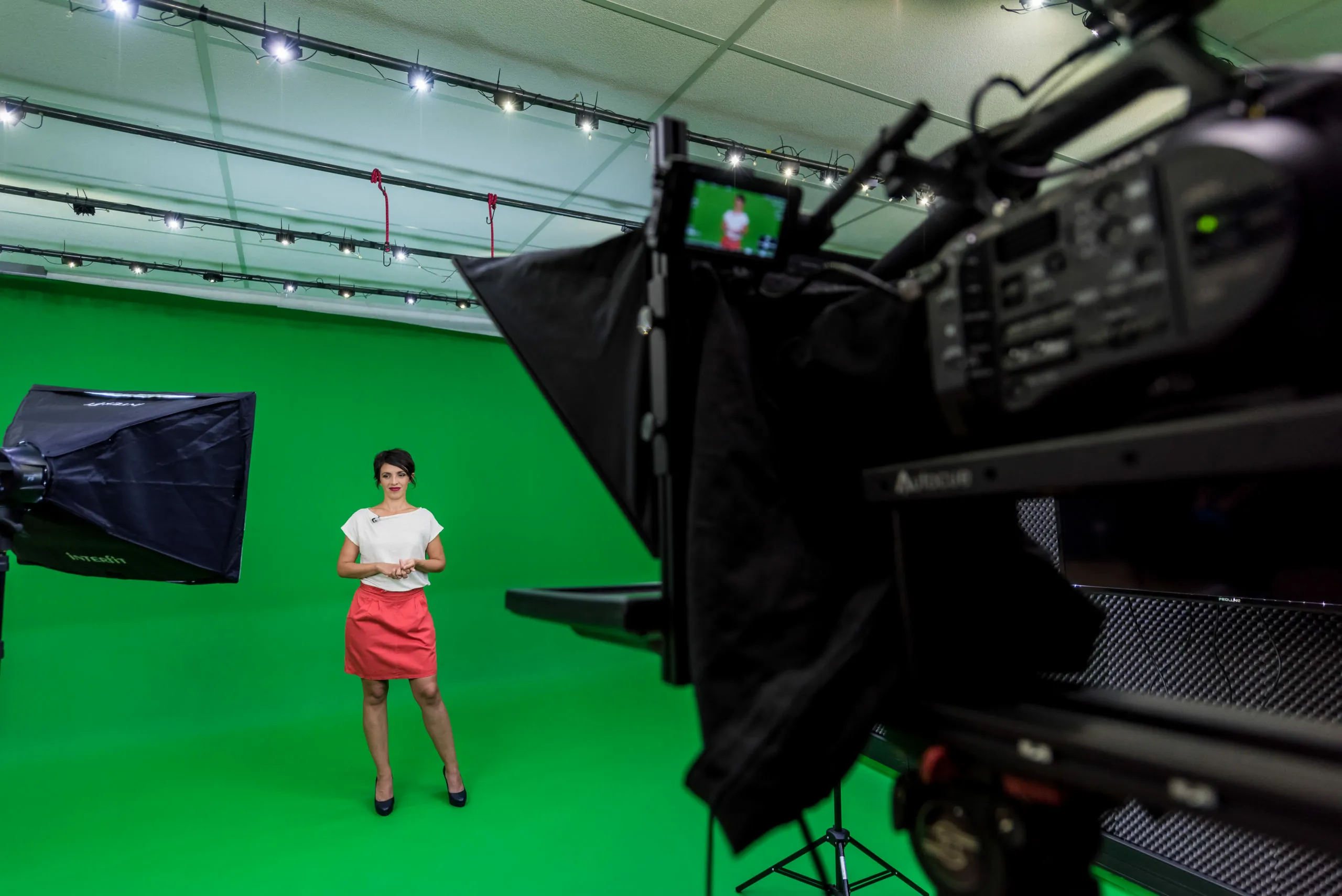 Agence communication video réalise des tournages sur fond vert