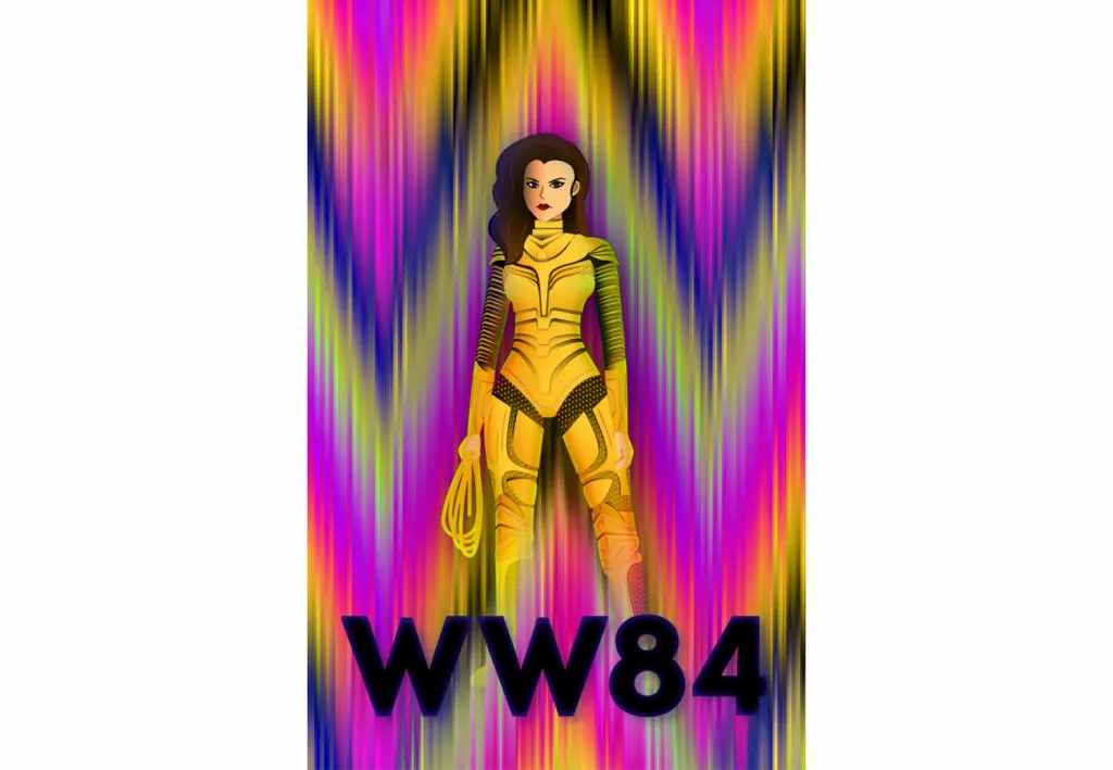 visuel de l'affiche du film wonder woman 1984