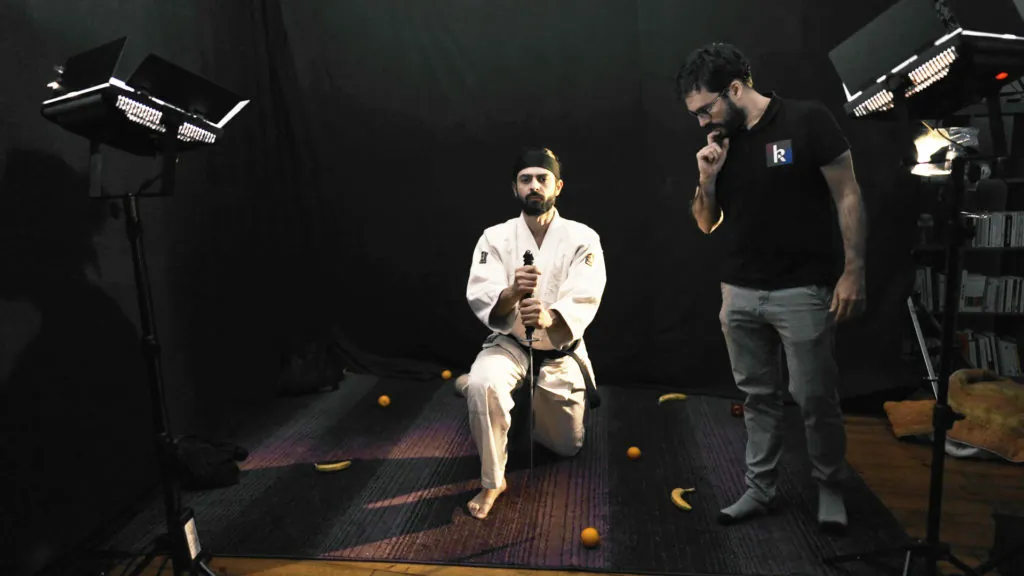 making of vidéo Mika Maître Smoothie produit par Label Karotte,chaîne youtube humoristique